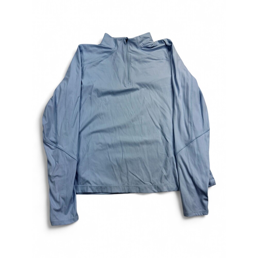 Mondetta Women's Light Blue Quarter-Zip Long Sleeve Top XL‎